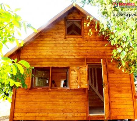 Dom drewniany Borówka pow: 25 m2 przy podstawie bez tarasu